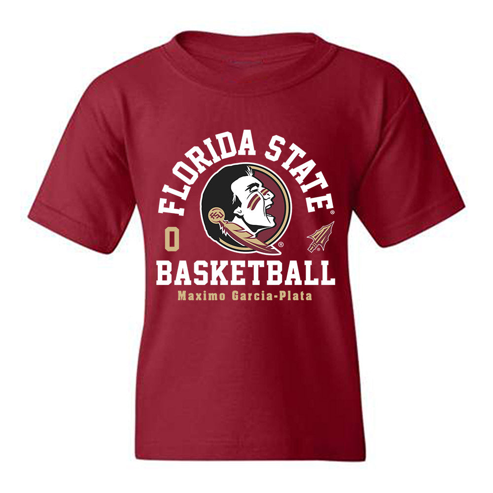 FSU - NCAA Men's Basketball : Maximo Garcia-Plata - Fashion Shersey Youth T-Shirt-0