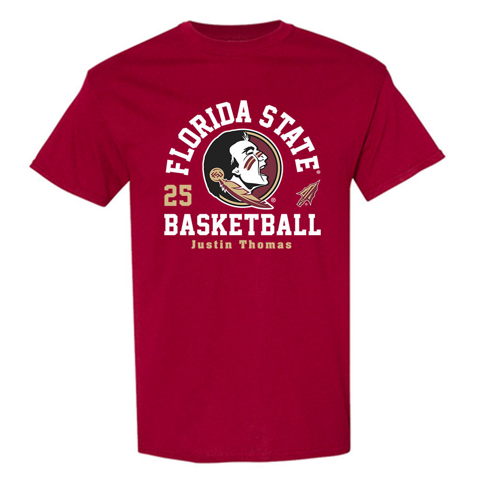 FSU - NCAA Men's Basketball : Justin Thomas - Fashion Shersey T-Shirt-0