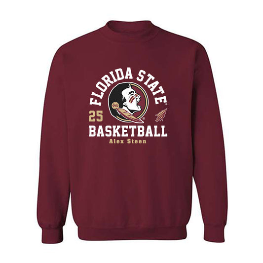 FSU - NCAA Men's Basketball : Alex Steen - Fashion Shersey Crewneck Sweatshirt-0