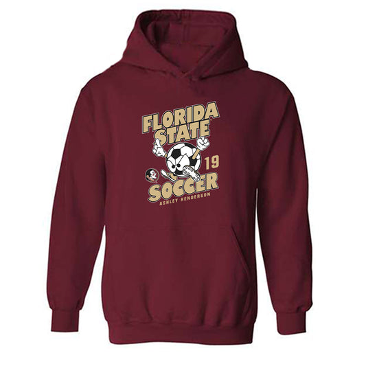 FSU - NCAA Women's Soccer : Ashley Henderson - Fashion Shersey Hooded Sweatshirt-0