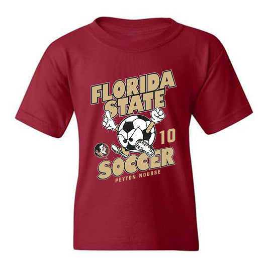 FSU - NCAA Women's Soccer : Peyton Nourse - Fashion Shersey Youth T-Shirt