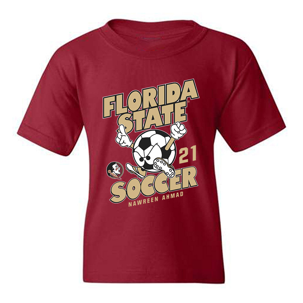 FSU - NCAA Women's Soccer : Nawreen Ahmad - Fashion Shersey Youth T-Shirt-0