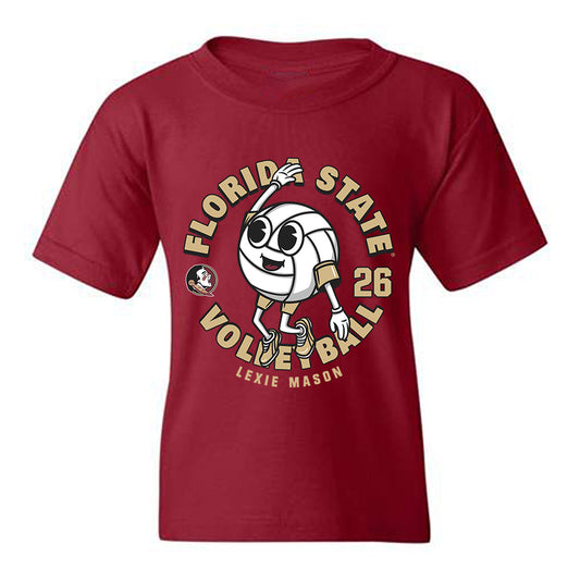 FSU - NCAA Women's Volleyball : Lexie Mason - Fashion Shersey Youth T-Shirt-0