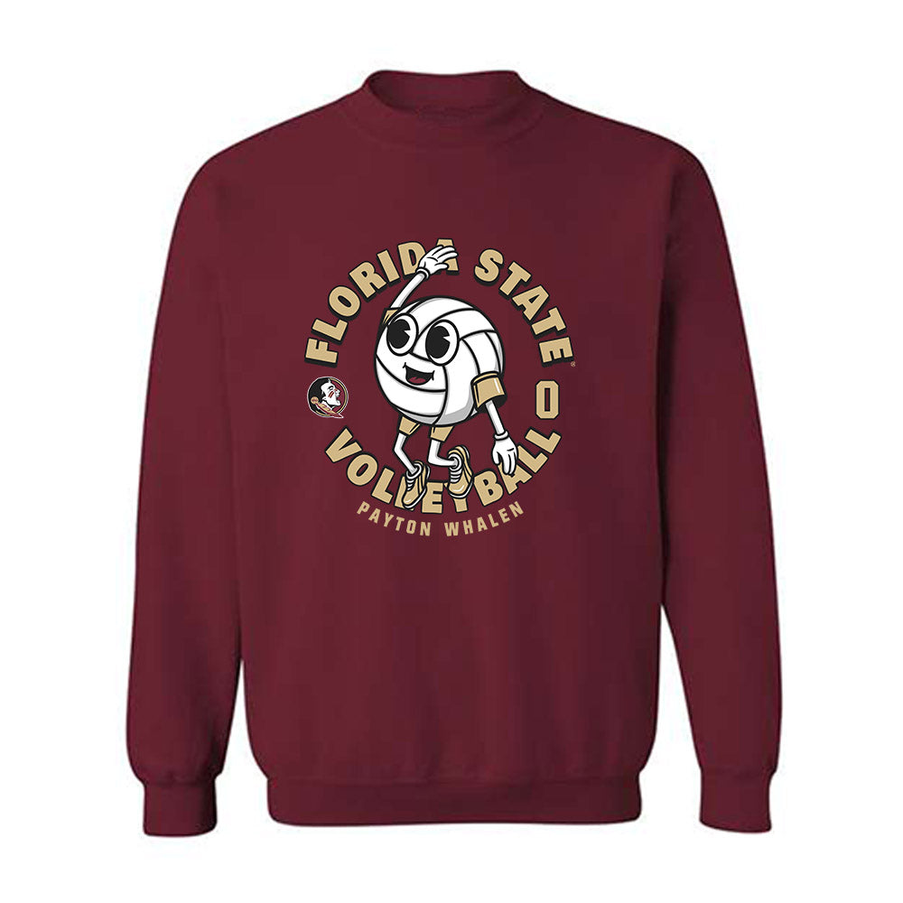 FSU - NCAA Women's Volleyball : Payton Whalen - Fashion Shersey Crewneck Sweatshirt-0