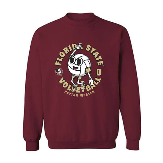 FSU - NCAA Women's Volleyball : Payton Whalen - Fashion Shersey Crewneck Sweatshirt-0