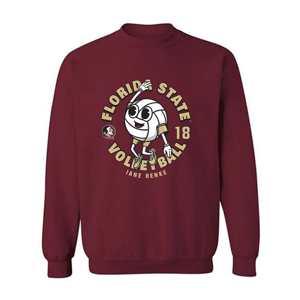FSU - NCAA Women's Volleyball : Iane Henke - Fashion Shersey Crewneck Sweatshirt
