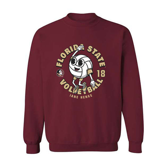 FSU - NCAA Women's Volleyball : Iane Henke - Fashion Shersey Crewneck Sweatshirt
