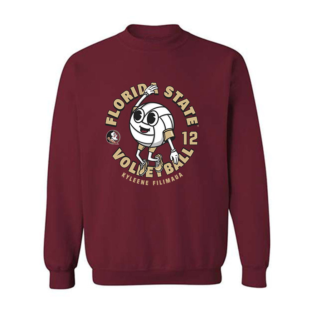 FSU - NCAA Women's Volleyball : Kyleene Filimaua - Fashion Shersey Crewneck Sweatshirt