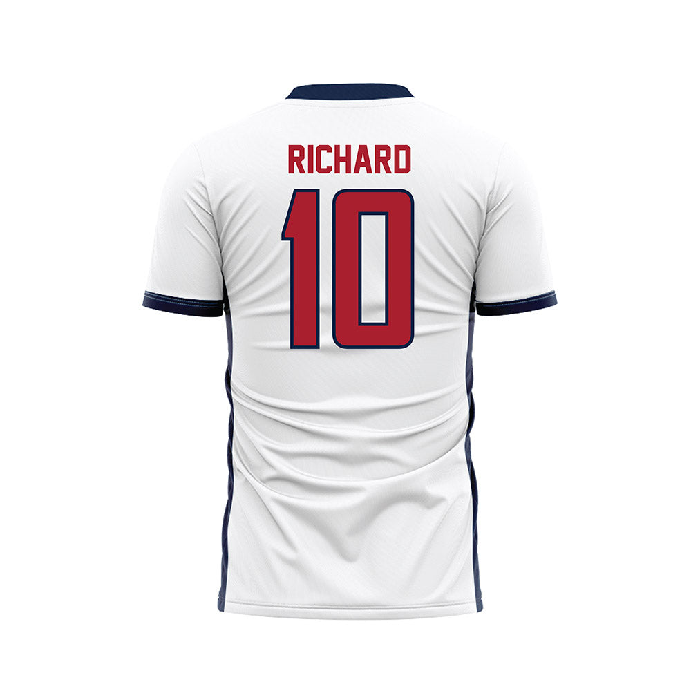 Liberty - NCAA Women's Field Hockey : Caroline Richard - White Soccer Jersey-1