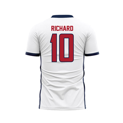 Liberty - NCAA Women's Field Hockey : Caroline Richard - White Soccer Jersey-1