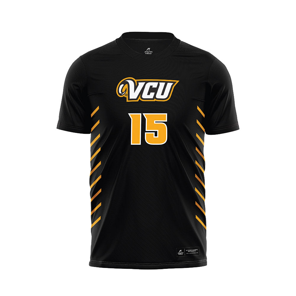 VCU - NCAA Women's Field Hockey : Ashley Doyle - Black Soccer Jersey-0
