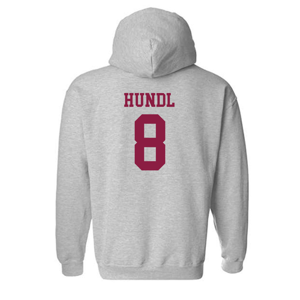 Virginia Tech - NCAA Women's Volleyball : Adeline Hundl - Fashion Shersey Hooded Sweatshirt-1