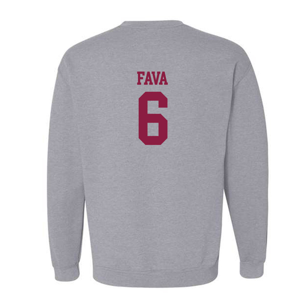 Virginia Tech - NCAA Women's Volleyball : Erica Fava - Fashion Shersey Crewneck Sweatshirt-1