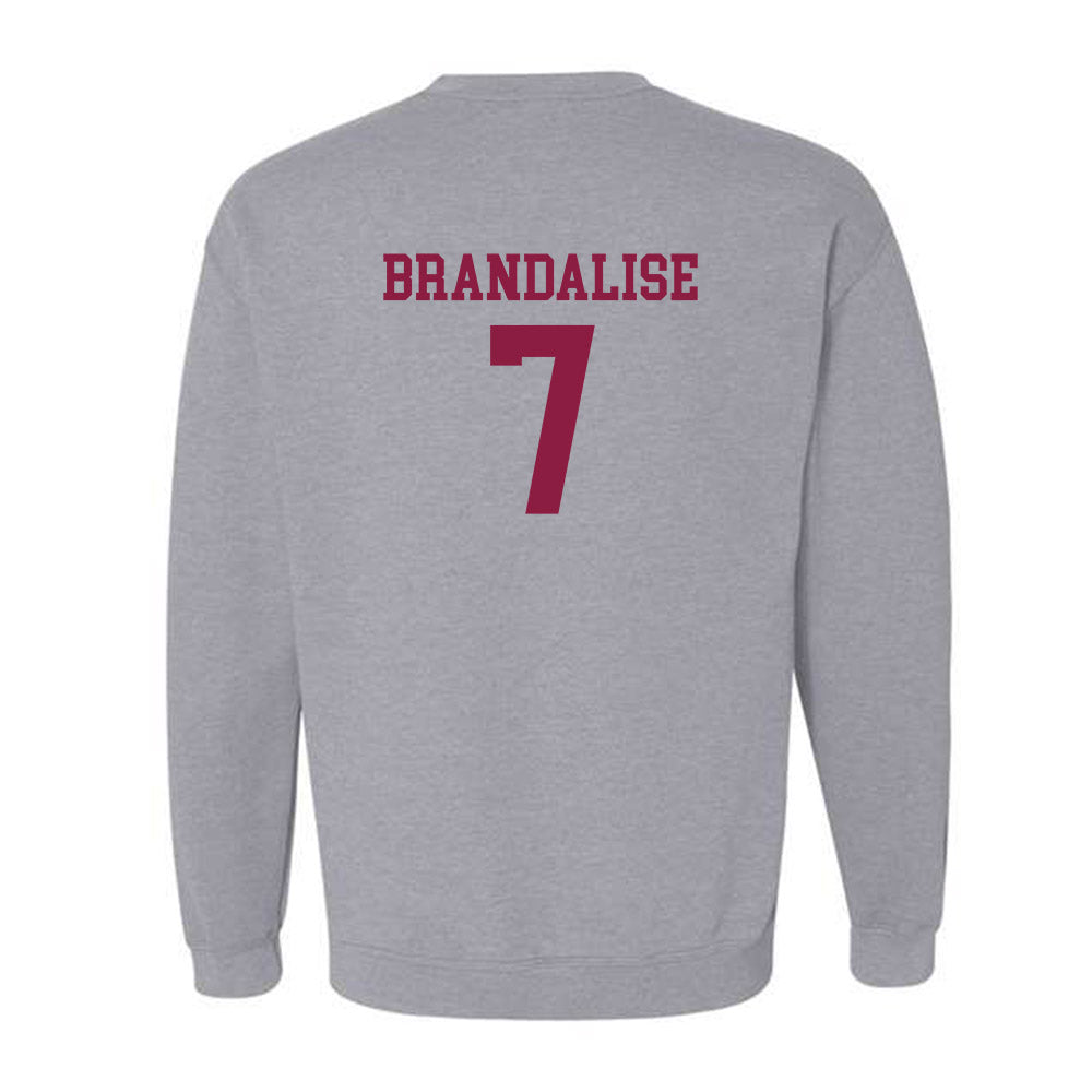 Virginia Tech - NCAA Women's Volleyball : Camilla Brandalise - Fashion Shersey Crewneck Sweatshirt-1