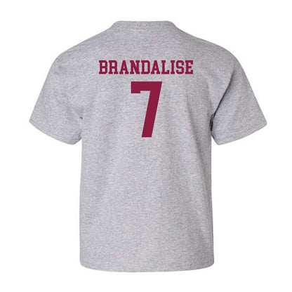 Virginia Tech - NCAA Women's Volleyball : Camilla Brandalise - Fashion Shersey Youth T-Shirt-1