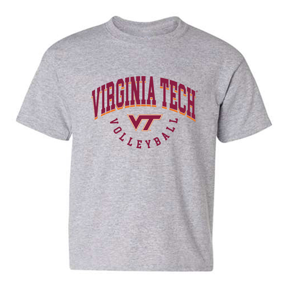 Virginia Tech - NCAA Women's Volleyball : Erica Dellesky - Fashion Shersey Youth T-Shirt-0