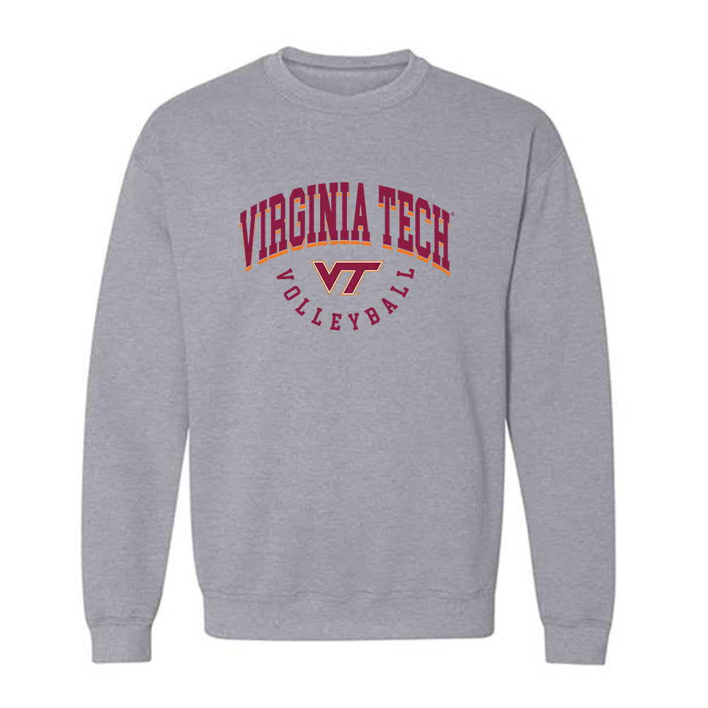 Virginia Tech - NCAA Women's Volleyball : Brianna Holladay - Fashion Shersey Crewneck Sweatshirt-0