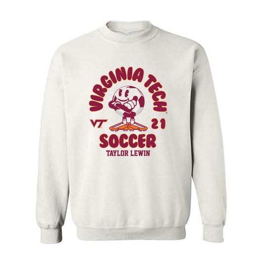 Virginia Tech - NCAA Women's Soccer : Taylor Lewin - Fashion Shersey Crewneck Sweatshirt-0