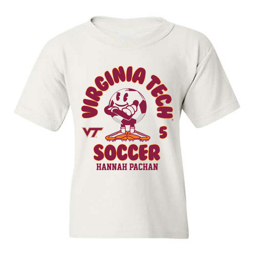 Virginia Tech - NCAA Women's Soccer : Hannah Pachan - Fashion Shersey Youth T-Shirt-0