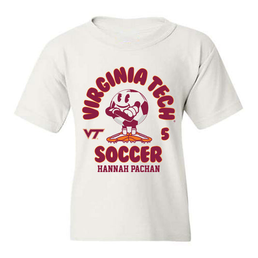 Virginia Tech - NCAA Women's Soccer : Hannah Pachan - Fashion Shersey Youth T-Shirt-0