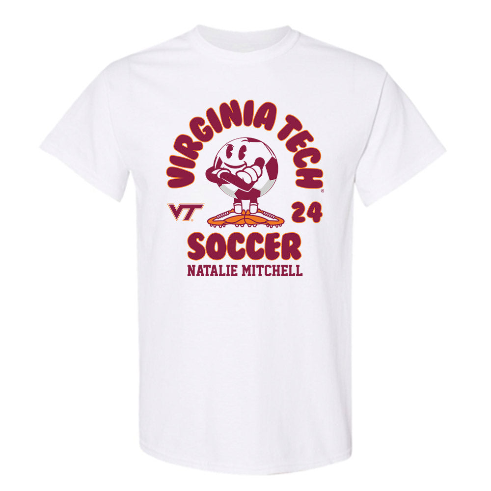 Virginia Tech - NCAA Women's Soccer : Natalie Mitchell - Fashion Shersey T-Shirt-0