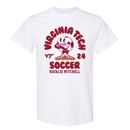 Virginia Tech - NCAA Women's Soccer : Natalie Mitchell - Fashion Shersey T-Shirt-0