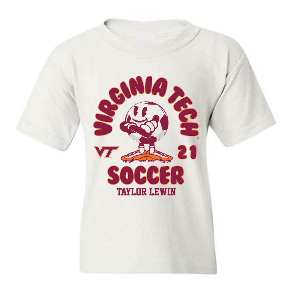 Virginia Tech - NCAA Women's Soccer : Taylor Lewin - Fashion Shersey Youth T-Shirt-0
