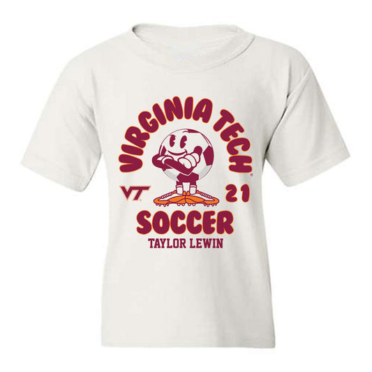 Virginia Tech - NCAA Women's Soccer : Taylor Lewin - Fashion Shersey Youth T-Shirt-0