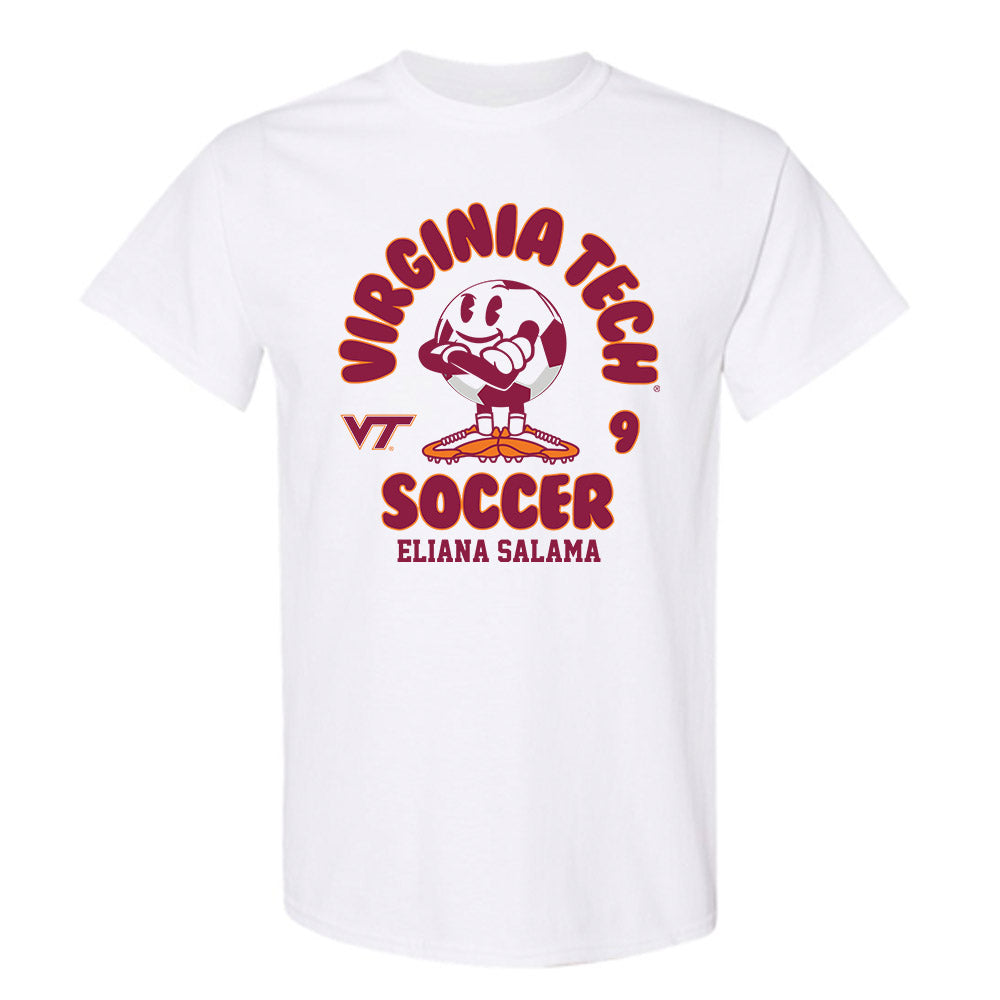Virginia Tech - NCAA Women's Soccer : Eliana Salama - Fashion Shersey T-Shirt-0