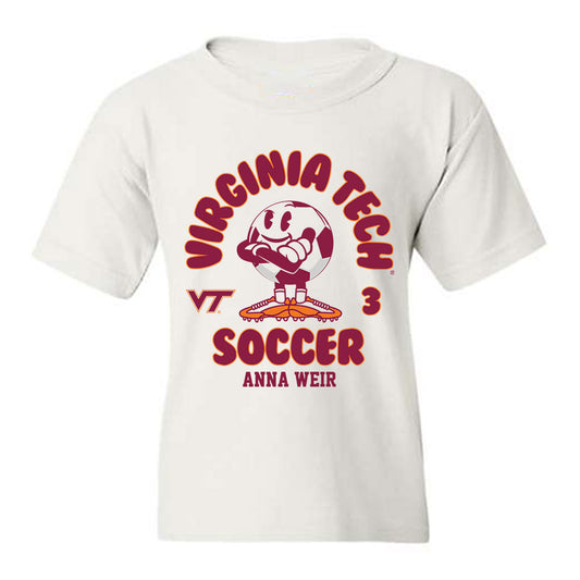 Virginia Tech - NCAA Women's Soccer : Anna Weir - Fashion Shersey Youth T-Shirt-0