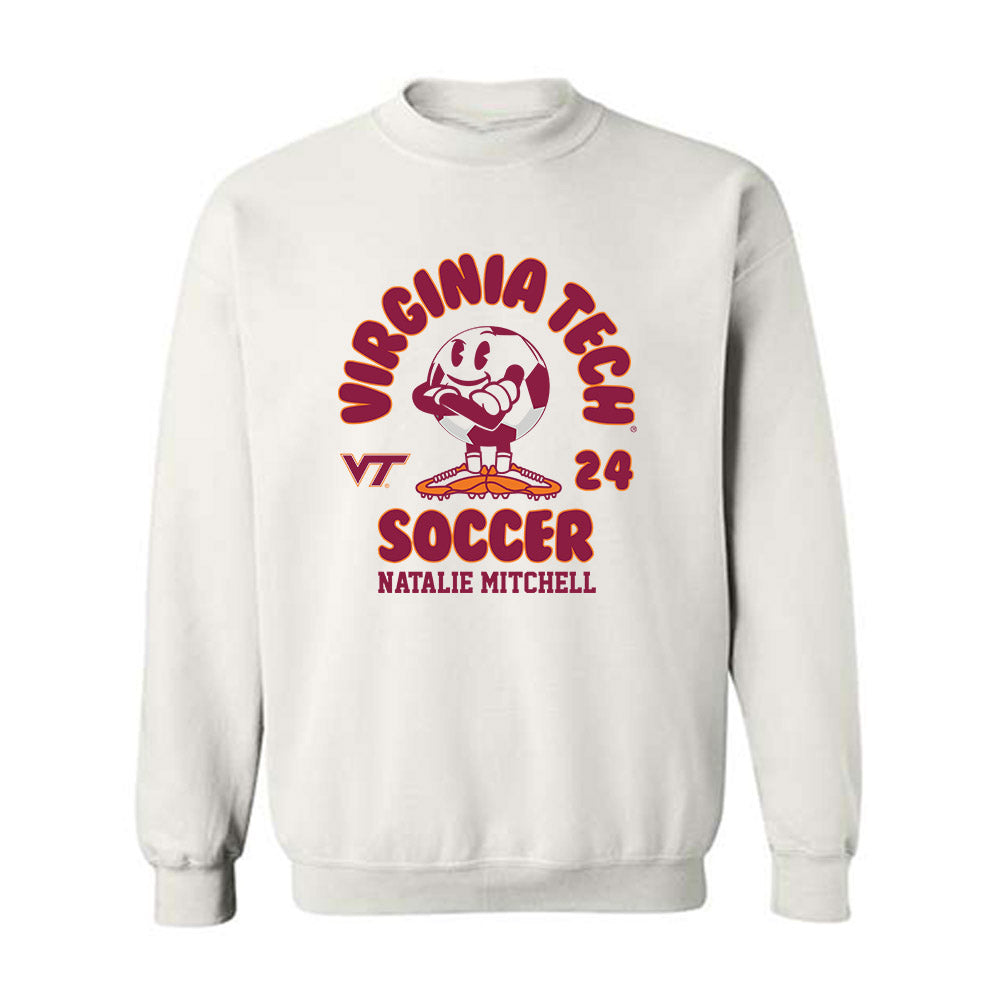 Virginia Tech - NCAA Women's Soccer : Natalie Mitchell - Fashion Shersey Crewneck Sweatshirt-0