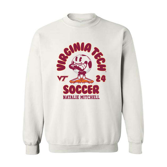 Virginia Tech - NCAA Women's Soccer : Natalie Mitchell - Fashion Shersey Crewneck Sweatshirt-0