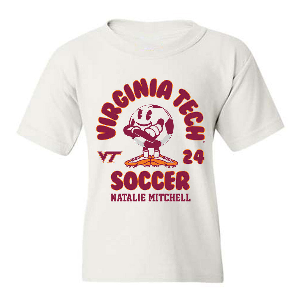 Virginia Tech - NCAA Women's Soccer : Natalie Mitchell - Fashion Shersey Youth T-Shirt-0
