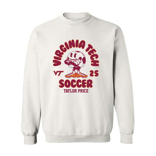 Virginia Tech - NCAA Women's Soccer : Taylor Price - Fashion Shersey Crewneck Sweatshirt-0
