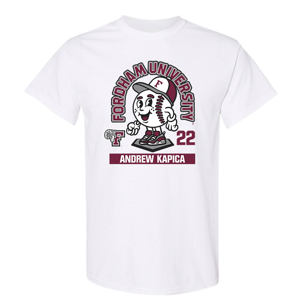 Fordham - NCAA Baseball : Andrew Kapica - Fashion Shersey T-Shirt-0