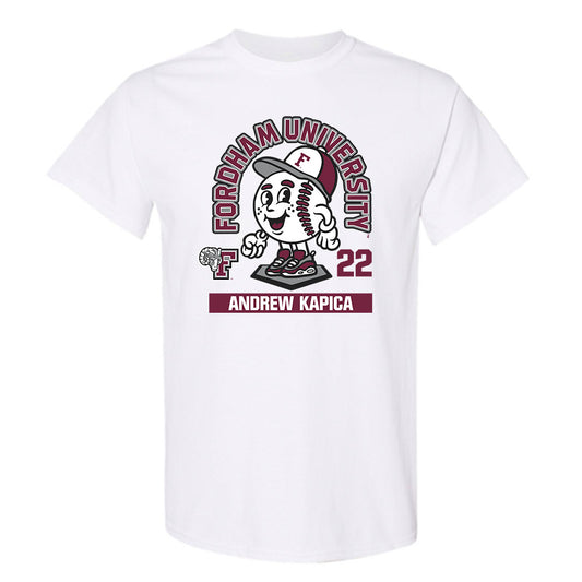 Fordham - NCAA Baseball : Andrew Kapica - Fashion Shersey T-Shirt-0