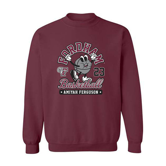 Fordham - NCAA Women's Basketball : Amiyah Ferguson - Fashion Shersey Crewneck Sweatshirt