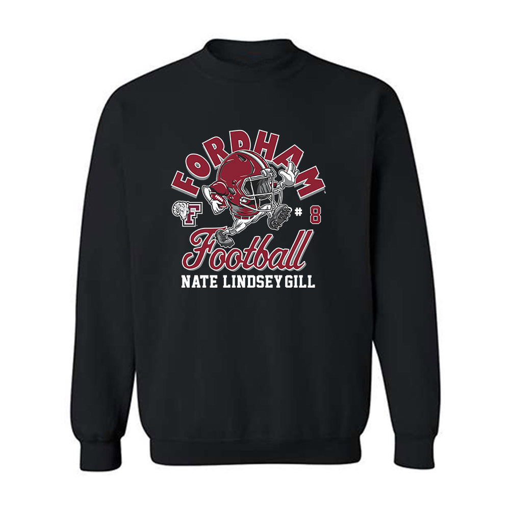 Fordham - NCAA Football : Nate Lindsey-Gill - Fashion Shersey Crewneck Sweatshirt-0