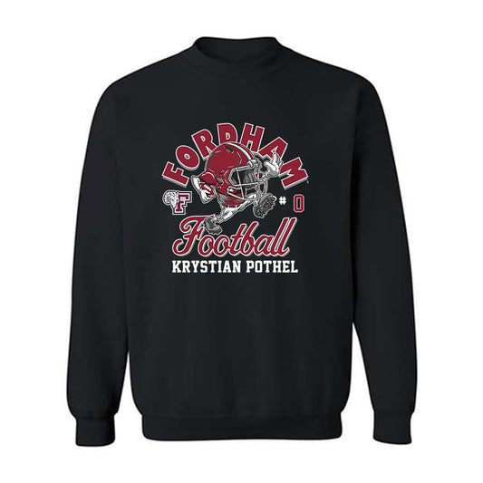 Fordham - NCAA Football : Krystian Pothel - Fashion Shersey Crewneck Sweatshirt-0
