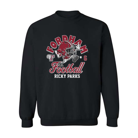 Fordham - NCAA Football : Ricky Parks - Fashion Shersey Crewneck Sweatshirt-0