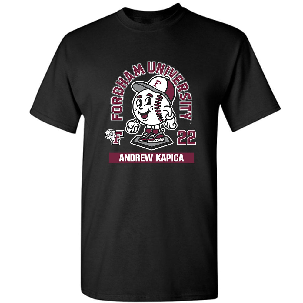 Fordham - NCAA Baseball : Andrew Kapica - Fashion Shersey T-Shirt-0