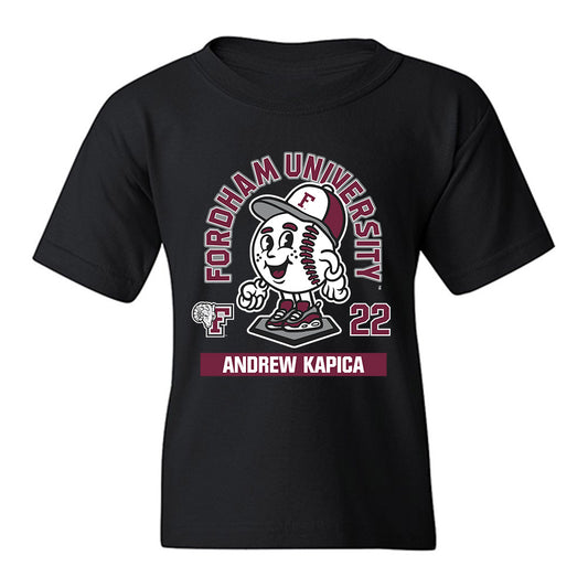 Fordham - NCAA Baseball : Andrew Kapica - Fashion Shersey Youth T-Shirt-0