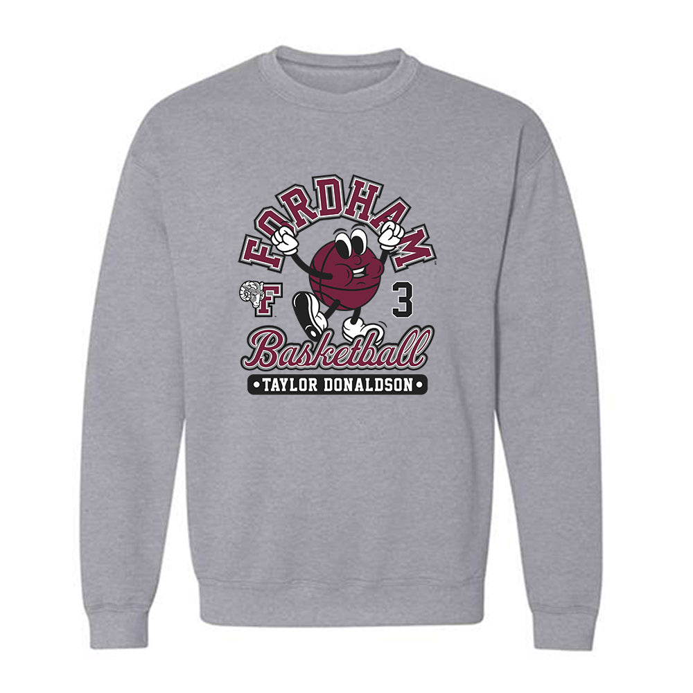 Fordham - NCAA Women's Basketball : Taylor Donaldson - Fashion Shersey Crewneck Sweatshirt-0