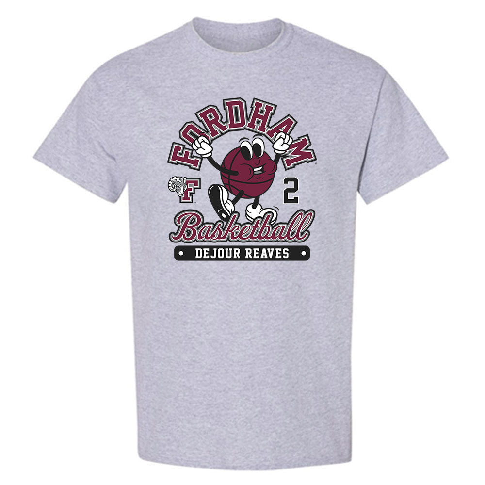 Fordham - NCAA Men's Basketball : Dejour Reaves - Fashion Shersey T-Shirt-0