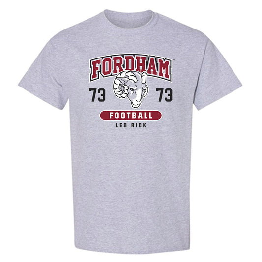 Fordham - NCAA Football : Leo Rick - Fashion Shersey T-Shirt-0