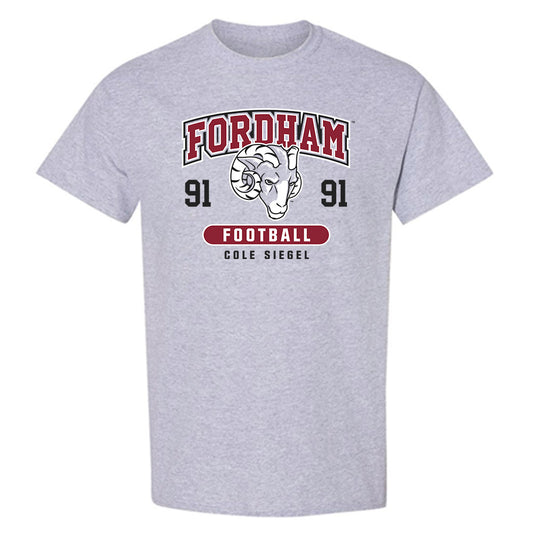 Fordham - NCAA Football : Cole Siegel - Fashion Shersey T-Shirt-0