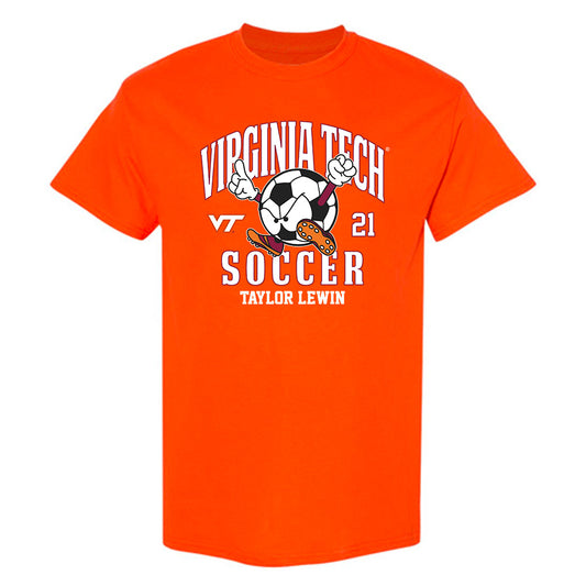 Virginia Tech - NCAA Women's Soccer : Taylor Lewin - Fashion Shersey T-Shirt-0
