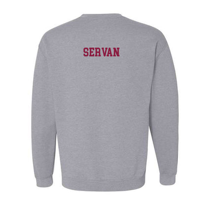 Virginia Tech - NCAA Men's Basketball : Connor Servan - Fashion Shersey Crewneck Sweatshirt