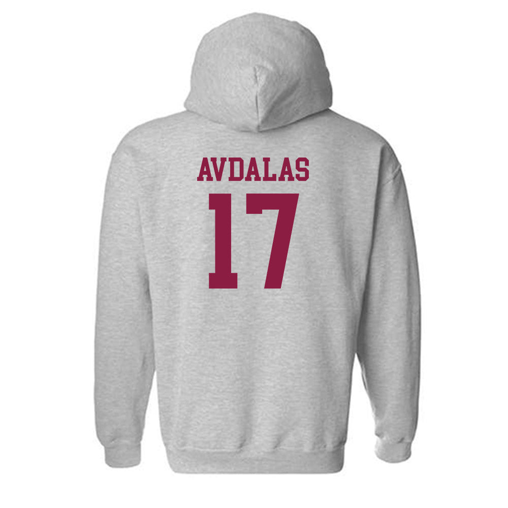 Virginia Tech - NCAA Men's Basketball : Neoklis Avdalas - Fashion Shersey Hooded Sweatshirt-1