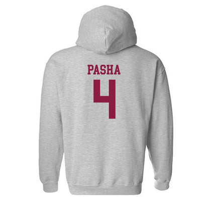 Virginia Tech - NCAA Men's Basketball : Izaiah Pasha - Fashion Shersey Hooded Sweatshirt-1